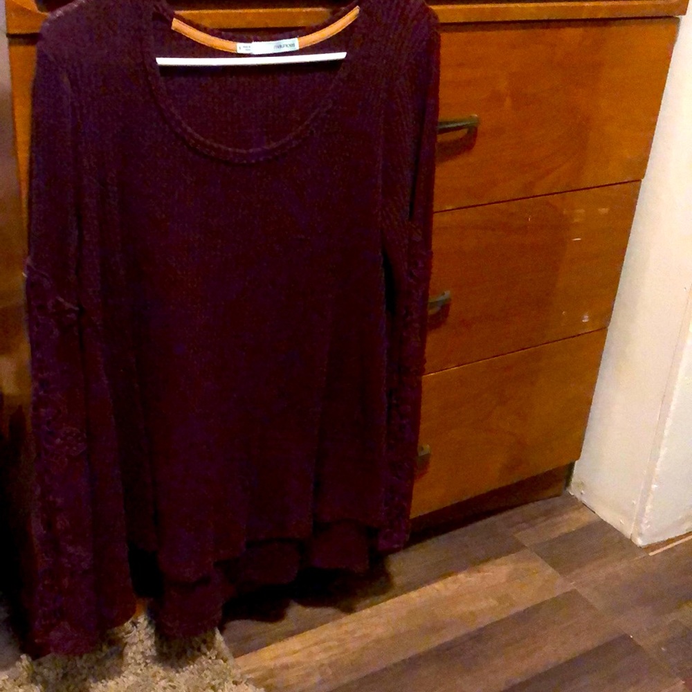Maroon Maurices sweater